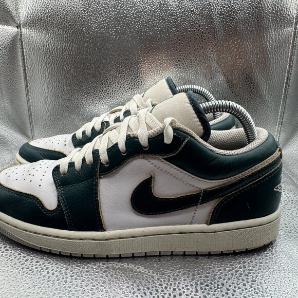 Size 7.5 Air Jordan 1 Oxidized Green White Mens Athletic Sneaker FQ7687-300 - Picture 4 of 10